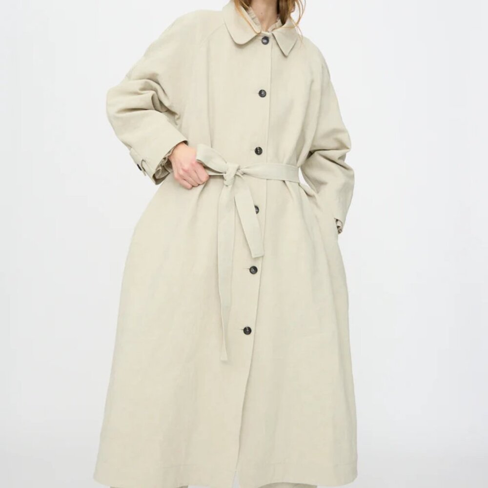 NWT Cawley Studio Japanese Drill Wickham Mac in Natural